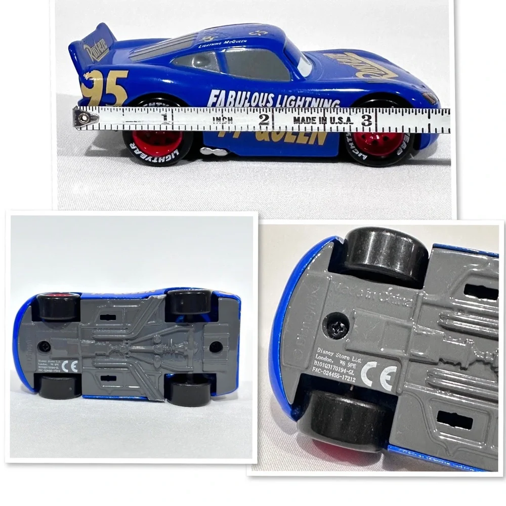 Disney Store Cars 1:43 Deluxe Fabulous Lightning McQueen Die-cast